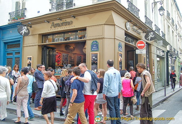 Amorino, a popular gelato shop